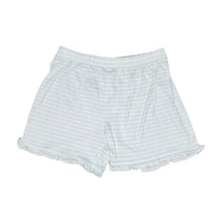 Carters White and Aqua Striped Pajama Shorts